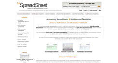 Desktop Screenshot of mrspreadsheet.co.uk