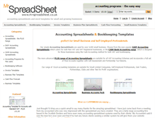 Tablet Screenshot of mrspreadsheet.co.uk
